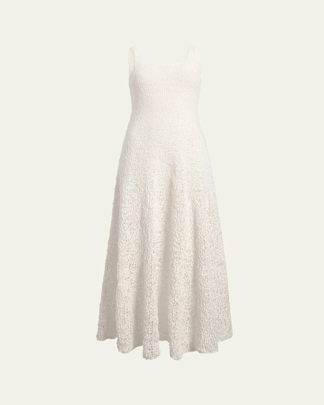 Twigs Fit-Flare Maxi Dress